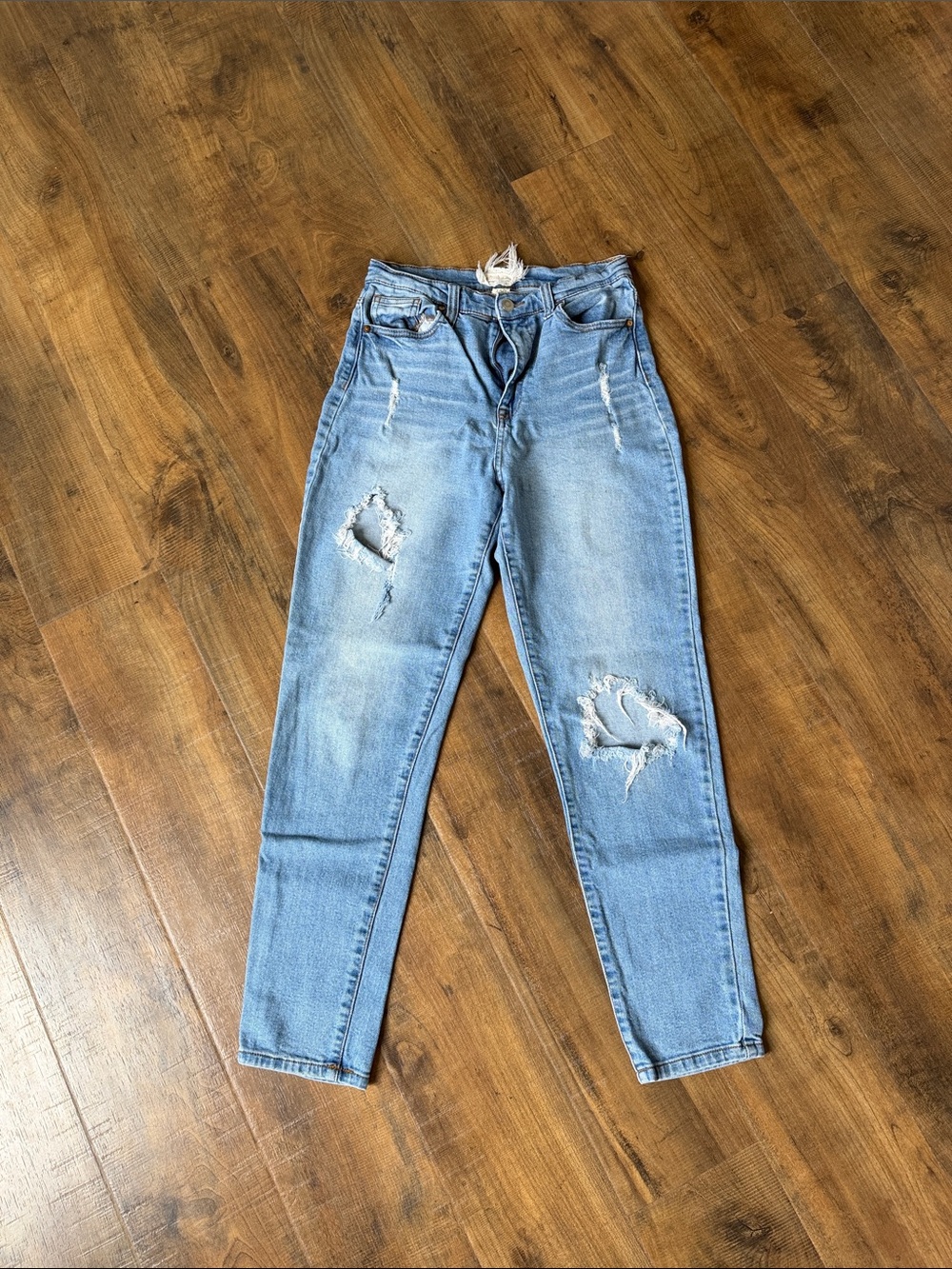 Altar’d State High-Rise Light Blue Distressed Women’s Jeans